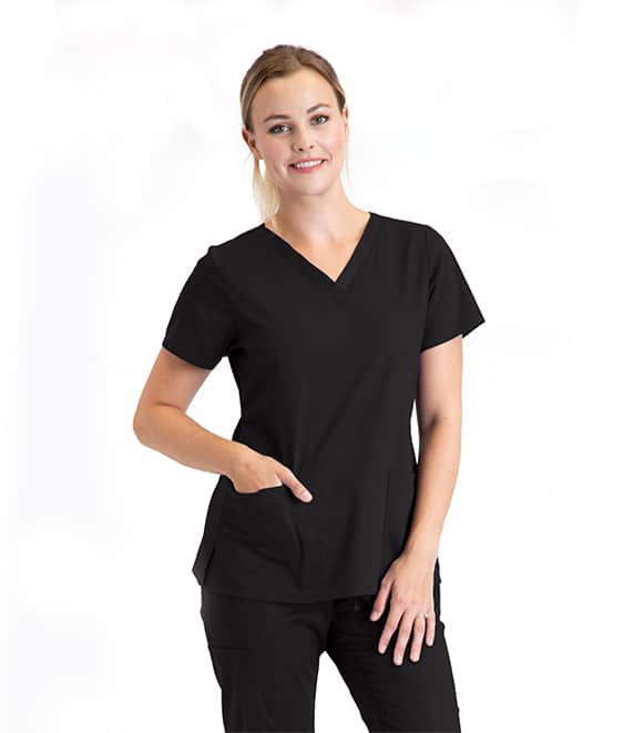 Barco Essentials Women's Unison Solid Scrub Top - Just Cause Apparel