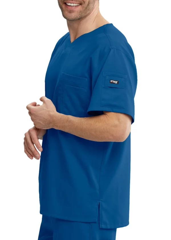 Grey's Anatomy Classic - Men's High V-Neck Scrub Top - Image 4