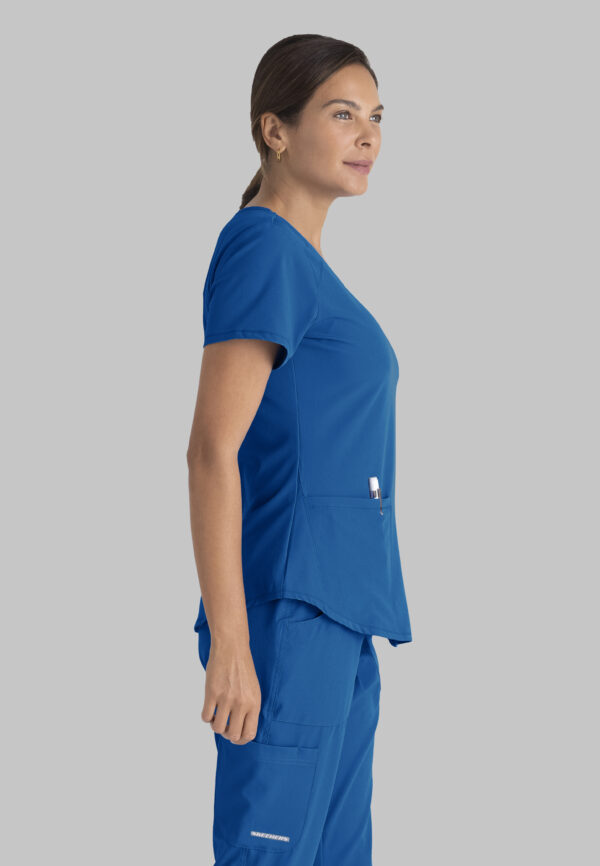 Skechers by Barco – Women’s Vitality Breeze V-Neck Scrub Top - Image 3