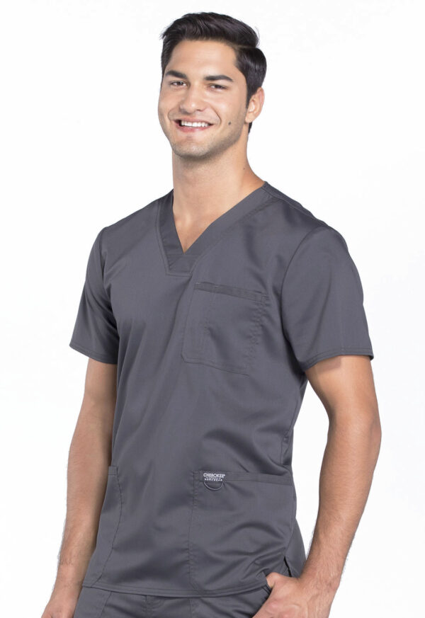 Cherokee Workwear - Men's V-Neck Top - Image 3