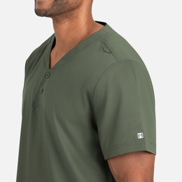 Maevn Matrix - Men's Tuckable Henley Top - Image 4