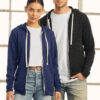 Bella+Canvas - Triblend Sponge Fleece Full-Zip Hoodie - Image 4