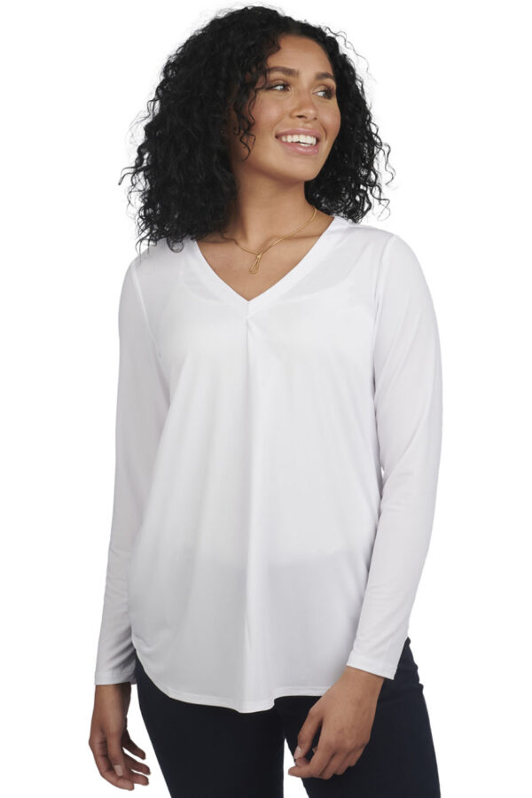 Edwards - Women's Soft Pleated Blouse - Image 4