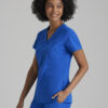 Barco One - Women's 4-Pocket V-Neck Princess Perforated Top - Image 4