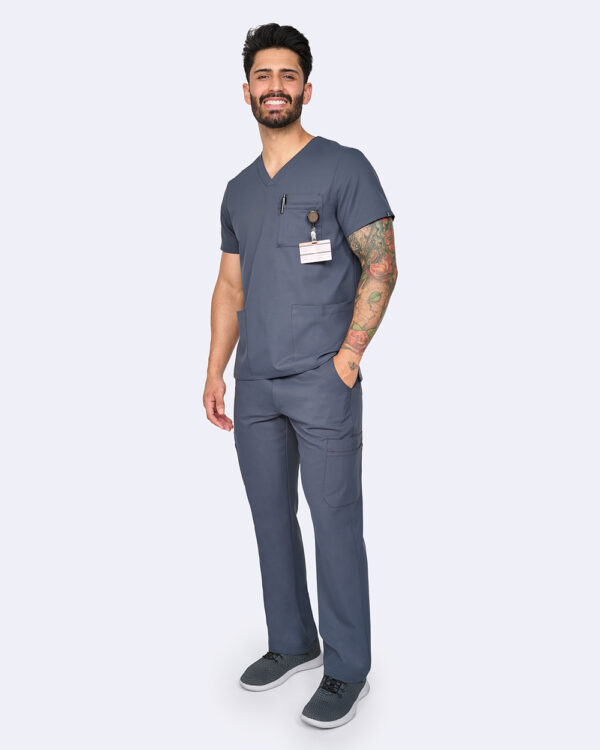 Zavate Studio For Men - Power 3-Pocket Scrub Top - Image 5