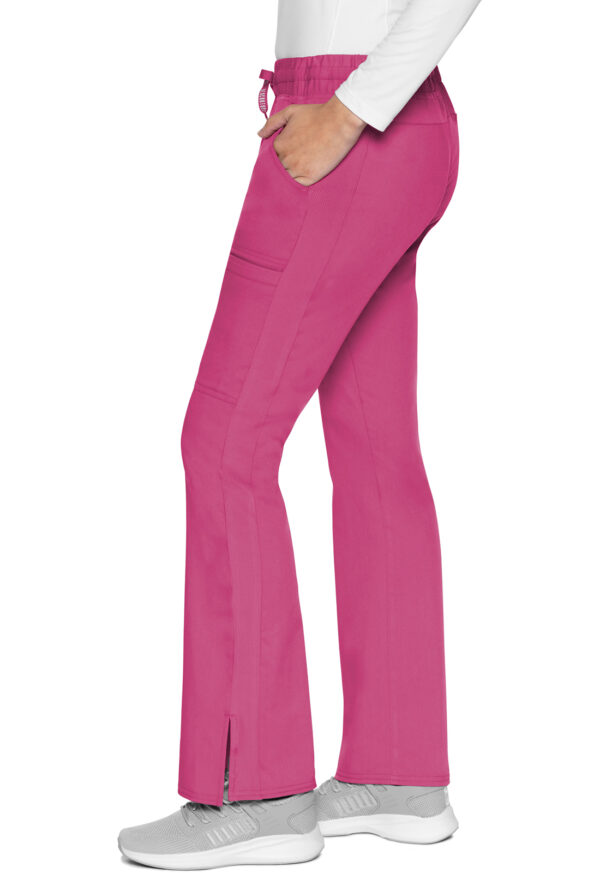 Med Couture Touch - Women's Natural Rise Drawstring Flare Leg Pant - Image 3