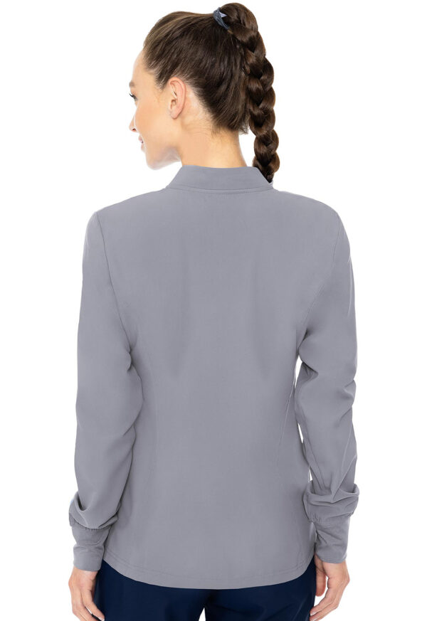 Med Couture Insight - Women's Zip Front Warm-Up With Shoulder Yokes - Image 4