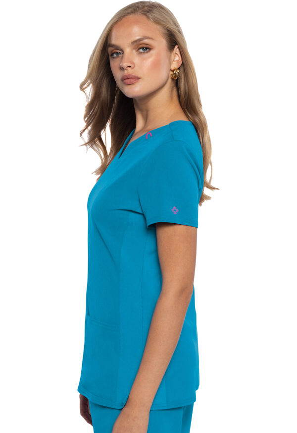 Med Couture AMP - Women's V-Neck Top - Image 3