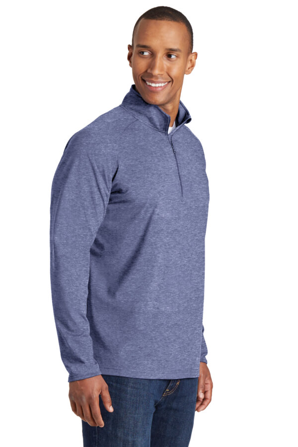 Sport-Tek - Men's Tall Sport-Wick Stretch 1/4-Zip Pullover - Image 2