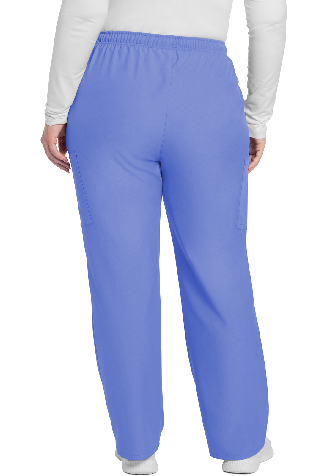 Cherokee WW Originals Ultra - Women's Mid Rise Pull-on Slim Leg Cargo Pant Tall - Image 4