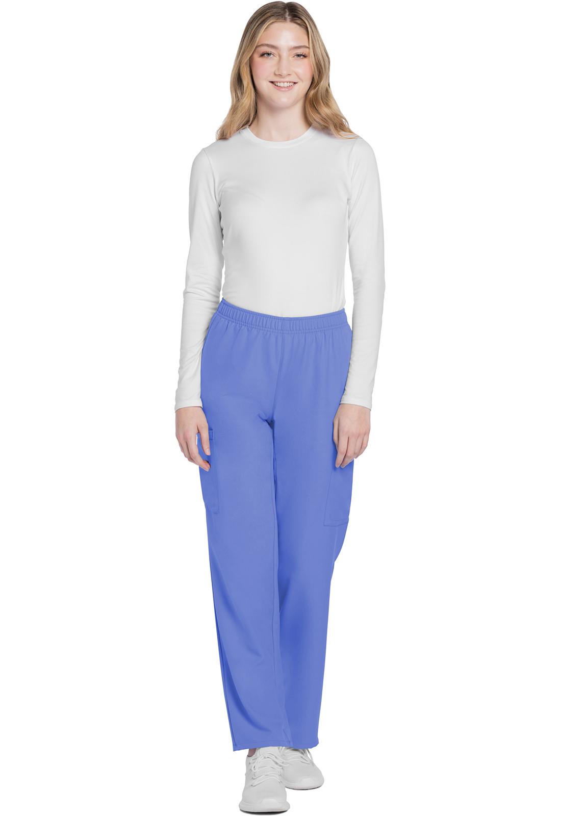 Cherokee WW Originals Ultra - Women's Mid Rise Pull-on Slim Leg Cargo Pant - Image 5