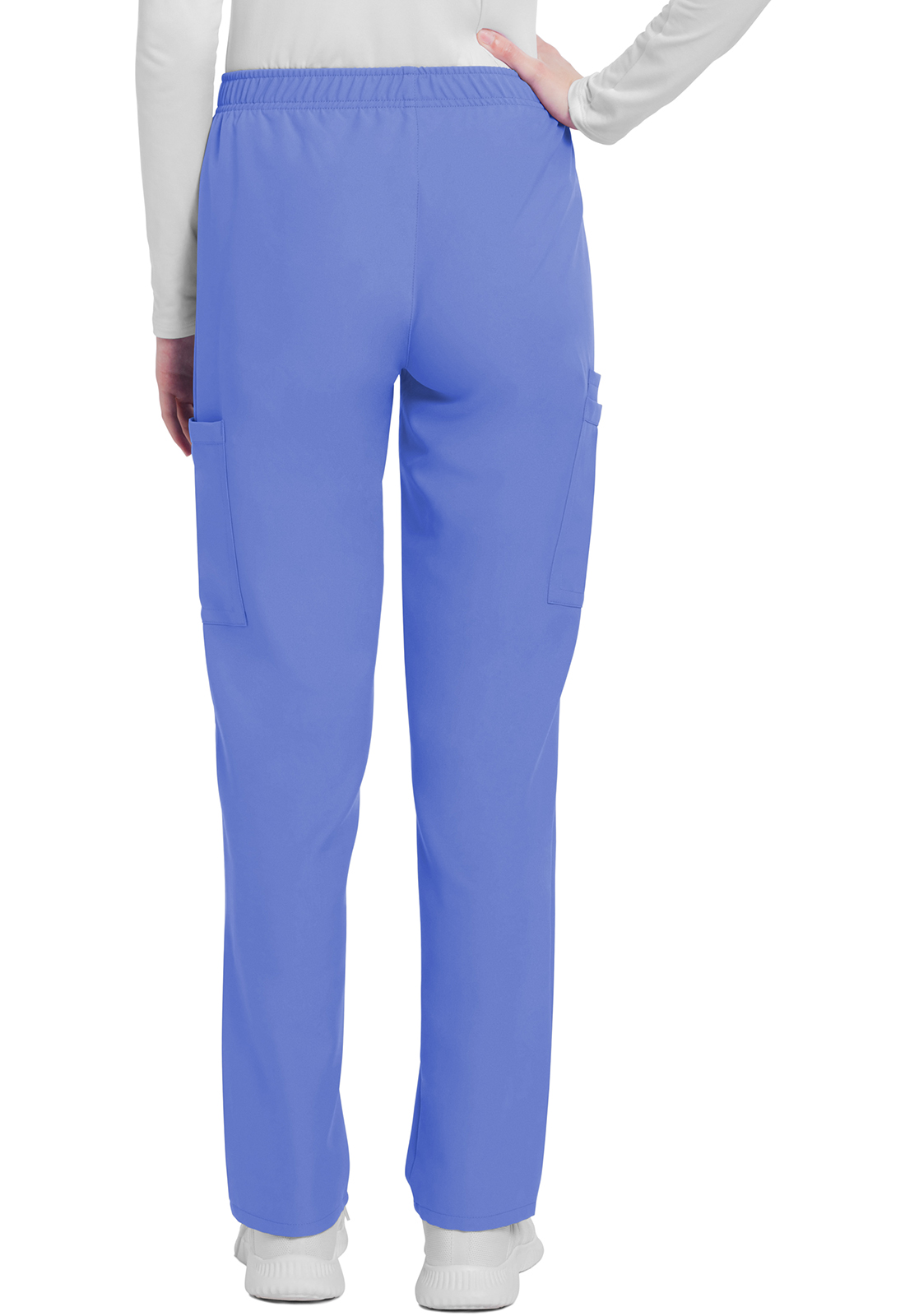 Cherokee WW Originals Ultra - Women's Mid Rise Pull-on Slim Leg Cargo Pant - Image 4