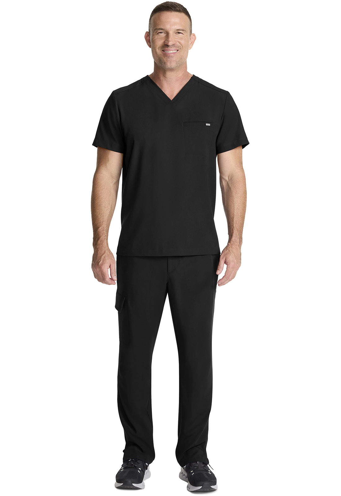 Healing Hands - Men's 1-Pocket V-Neck Top - Image 5