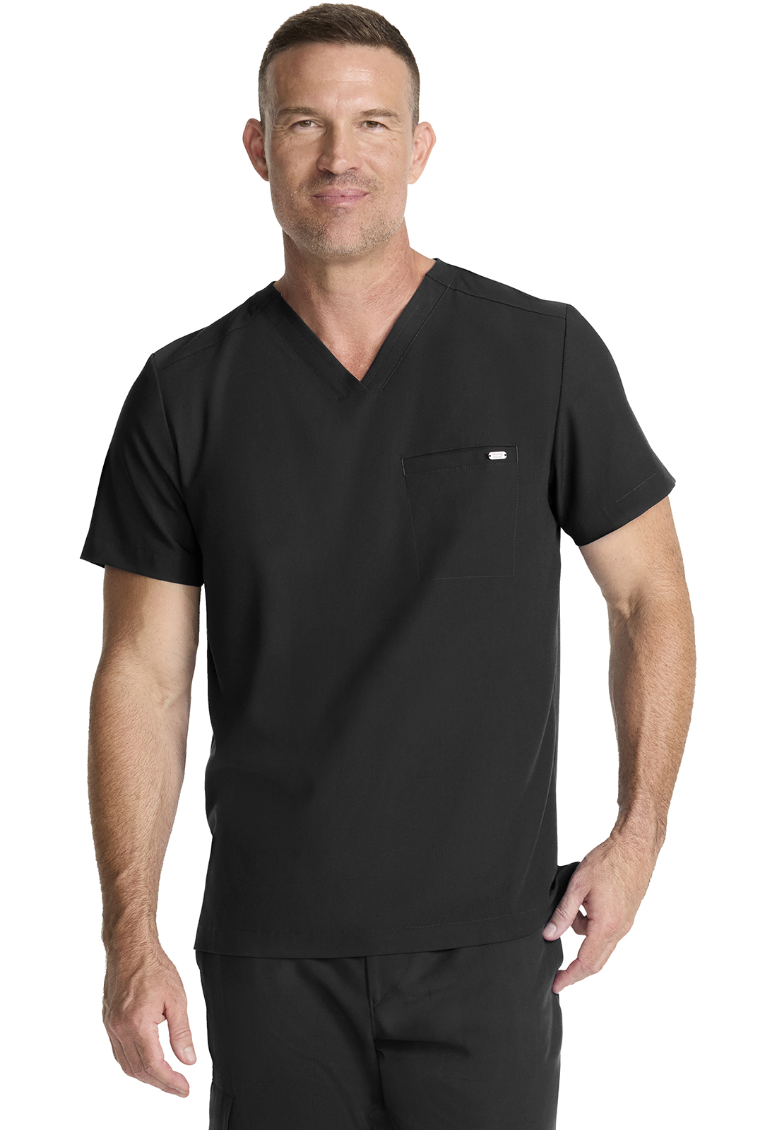 Healing Hands - Men's 1-Pocket V-Neck Top - Image 3