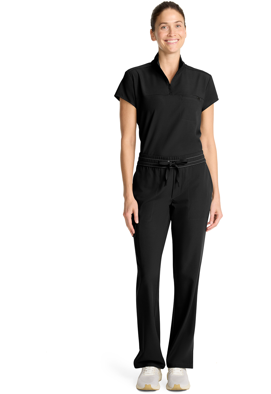 Healing Hands - Women's Mid Rise Drawstring Straight Leg Tall - Image 5