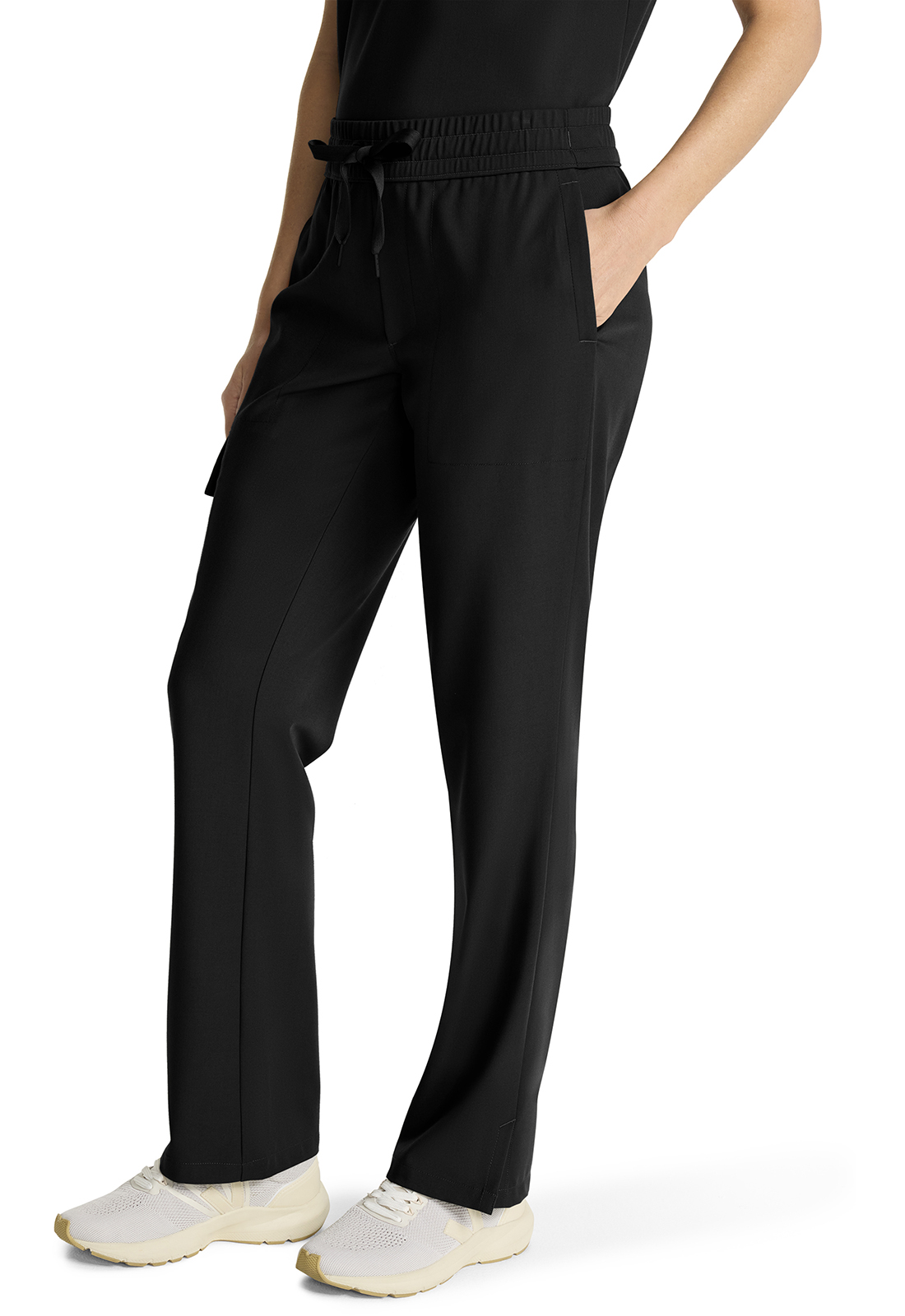 Healing Hands - Women's Mid Rise Drawstring Straight Leg Tall - Image 2