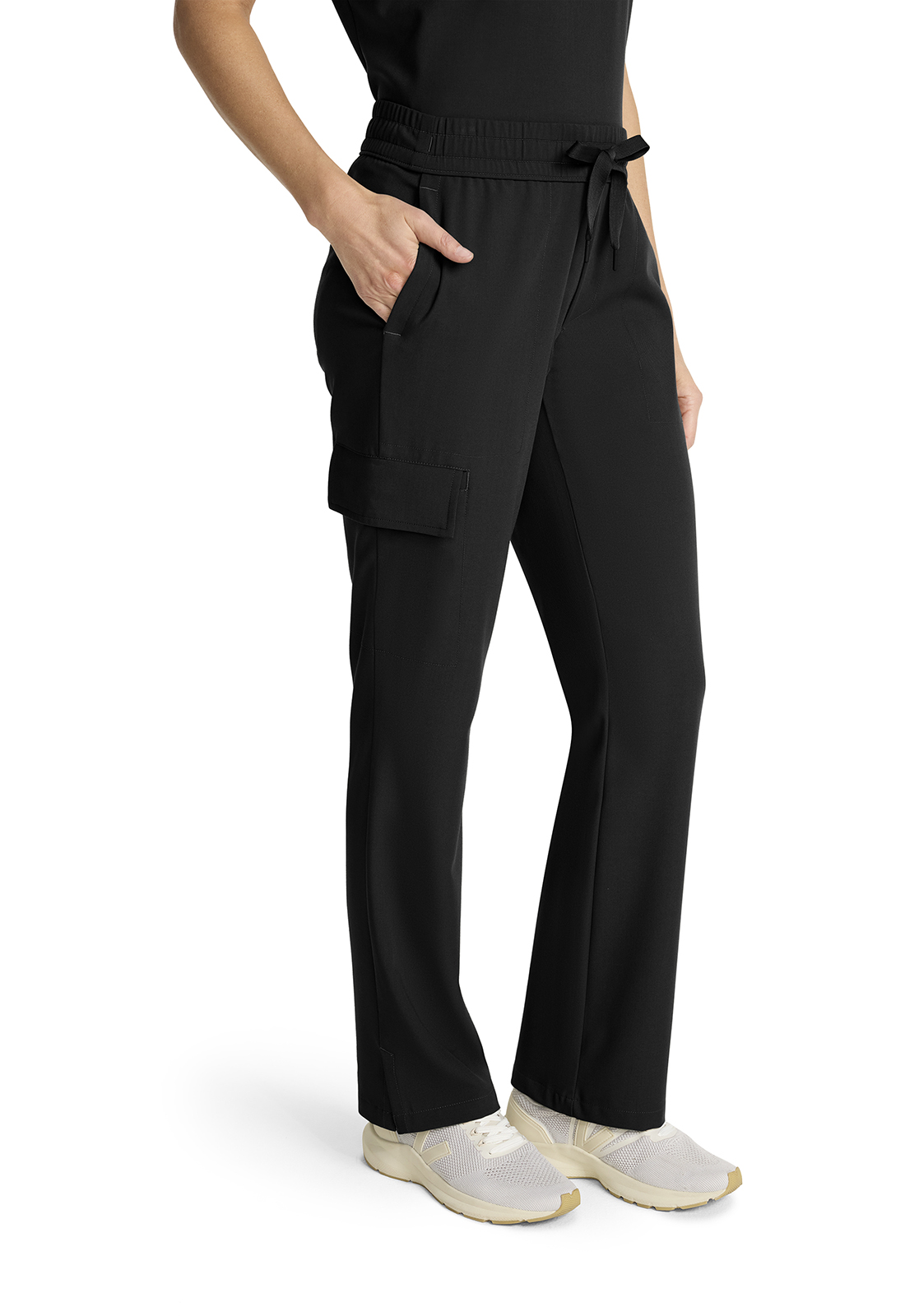 Healing Hands - Women's Mid Rise Drawstring Straight Leg - Image 2